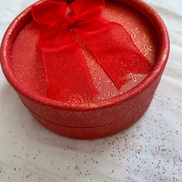 โ21k solid gold bracelet with swarovski fuchsia ball - Picture 8 of 13